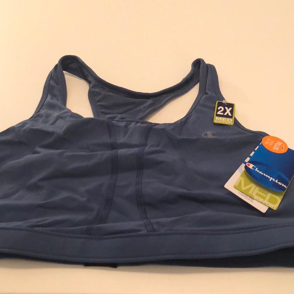 NWT Champion Blue Sports Bra